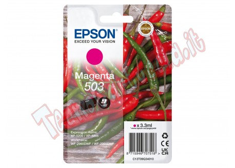 Epson Cartuccia 503 Peperoncino Magenta 3,3 ml - T09Q34010