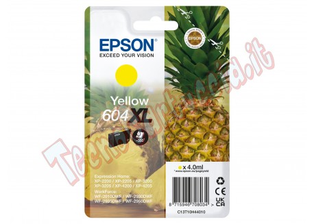 Epson Cartuccia Originale 604XL Ananas Giallo 4 ml - C13T10H44010