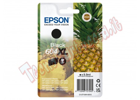 Epson Cartuccia Originale 604XL Ananas Nero 8,9 ml - C13T10H14010