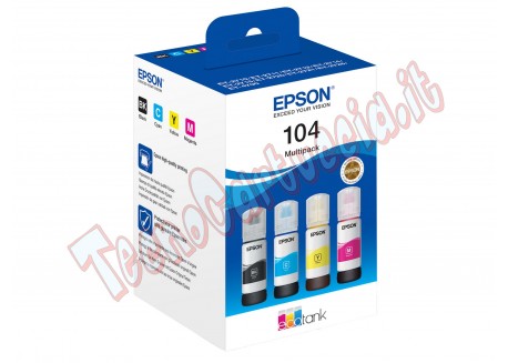 Epson ECOTANK 104 MULTIPACK BK/C/M/G