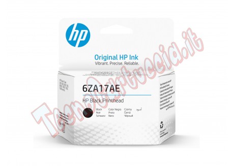Hp Testina di stampa originale nero 6ZA17AE