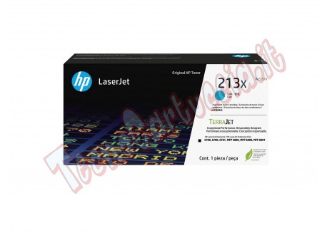 Hp Cartuccia toner originale ciano ad alta capacita' LaserJet HP 213X_6.000 pag
