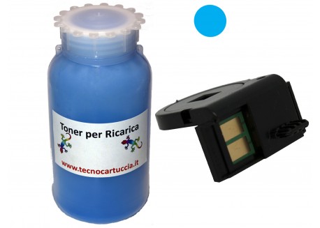 Kit Ricarica Toner per Dell 593-10171 Ciano 8.000 Pagine con Chip