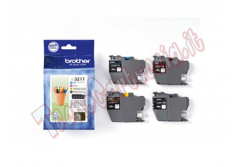 BROTHER 4 Cartucce BK/C/M/Y per BROTHER MFC-J 6530 DW, 6930 DW