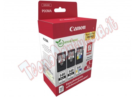 Canon Cartuccia Ink PG-540Lx2/CL-541XL+Conf. Fogli