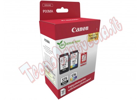 Canon Cartuccia Ink PG-575/CL-576+Conf. fogli