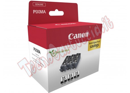 Canon Cartuccia Ink PGI-35 Nero (3 cartucce)