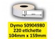 Etichette per Dymo S0904980 104x159mm Perm 220et
