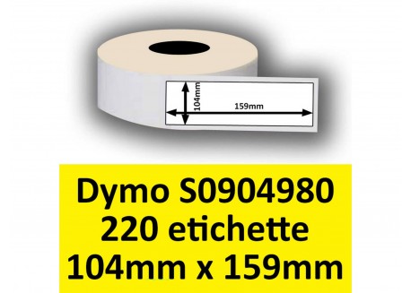 Etichette per Dymo S0904980 104x159mm Perm 220et