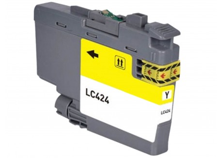 Cartuccia Originale Brother LC424Y Giallo 750 Pagine LC-424Y