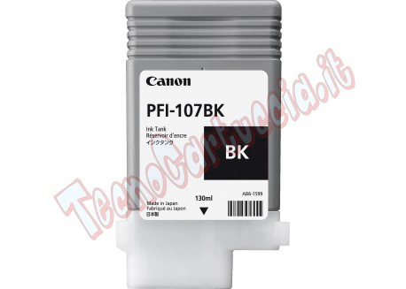 Canon - Cartuccia ink - PFI-107BK- Nero - 6705B001 - 130ml