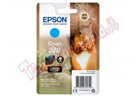 Epson - Cartuccia ink - 378 - Ciano - C13T37824010 - 360 pag