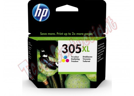 Hp - Cartuccia Ink originale - 305XL - C/M/Y - 3YM63AE - 200 pag