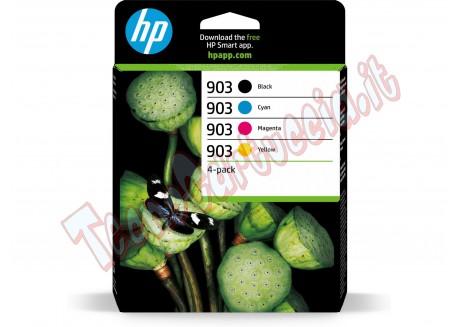 Hp - Cartuccia ink originale - 903 - C/M/Y/K - 6ZC73AE - 1.245 pag