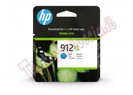 Hp - Cartuccia ink originale - 912XL - Ciano - 3YL81AE - 825 pag