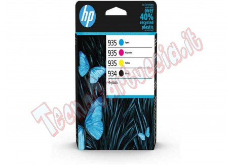 Hp - Cartuccia ink originale - 934/935 - C/M/Y/K - 6ZC72AE - 1.600 pag