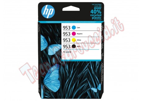 Hp - Cartuccia ink originale - 953 - C/M/Y/K - 6ZC69AE - 3.100 pag