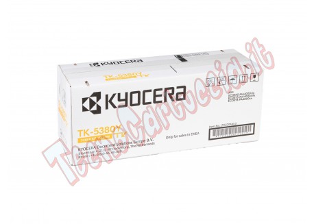 Kyocera TK 5380Y - Giallo - originale - cartuccia toner - per ECOSYS MA4000CIFX