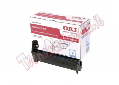 Oki - Tamburo - Ciano - C5600 C5700 - 43381707 - 20.000 pag