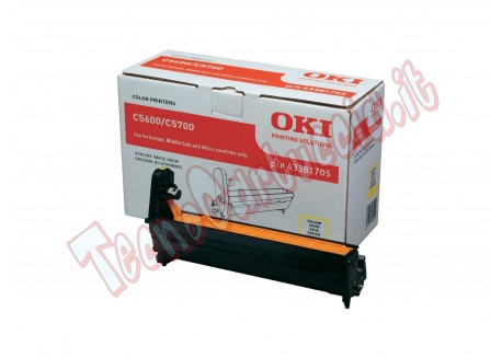 Oki - Tamburo - Giallo - C5600 C5700 - 43381705 - 20.000 pag