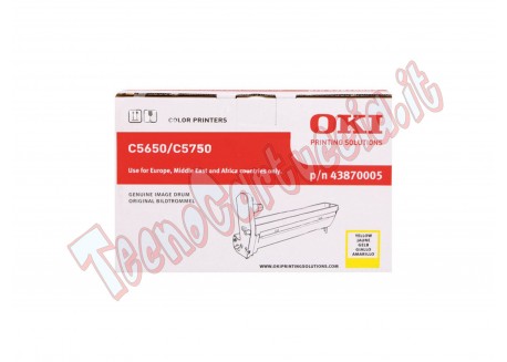 Oki - Tamburo - Giallo - C5650/5750 - 43870005 - 20.000 pag