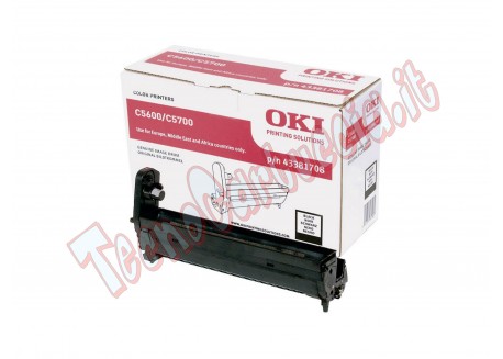 Oki - Tamburo - Nero - C5600 C5700 - 43381708 - 20.000 pag