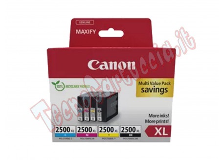 Canon - Cartuccia ink - BK/C/M/Y- PGI-2500XL - 9254B010