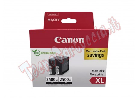 Canon Cartuccia Ink PGI-2500XL Nero conf doppia