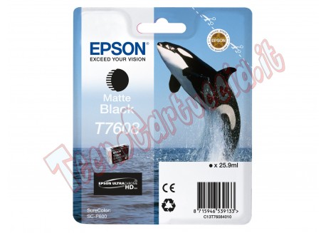 Epson - Cartuccia ink - T7608- Nero Matte - C13T76084N10