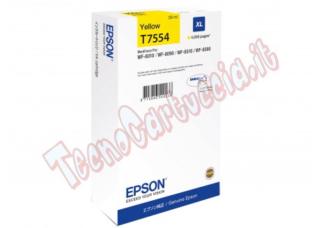 Epson - Tanica - Giallo - T7554 - C13T75544N - 39ml