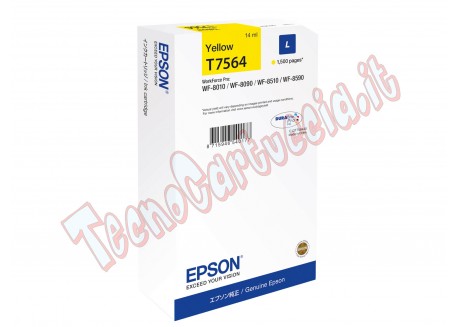 Epson - Tanica - Giallo - T7564 - C13T75644N - 14ml