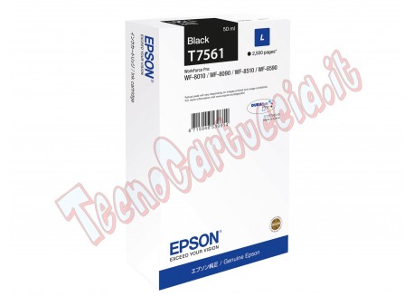 Epson - Tanica - Nero - T7561 - C13T75614N - 50ml