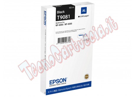 Epson - Tanica - Nero - T9081 - C13T90814N - 100ml