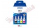 Epson EcoTank 664 - Confezione da 4 - nero, giallo, ciano, magenta - originale - ricarica inchiostro - per Epson L380, L395, L4