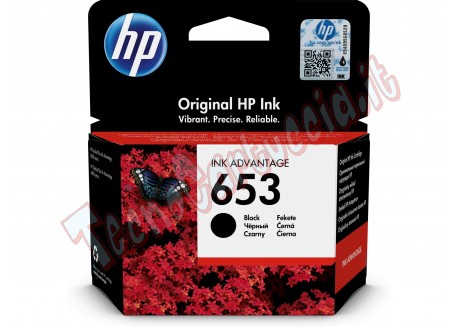 Hp - Cartuccia ink originale- 653 - nero - 3YM75AE - 360 pag