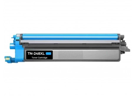 Toner Compatibile per Brother TN-248XLC Ciano 2.300 Pagine