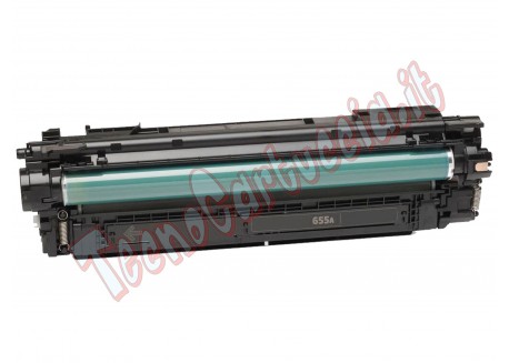 Toner Compatibile per HP CF450A Nero 12.500 Pagine 655A