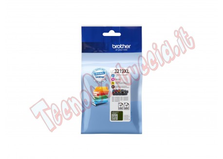 Brother - Cartuccia - C/M/Y/K -  LC3219XLVAL