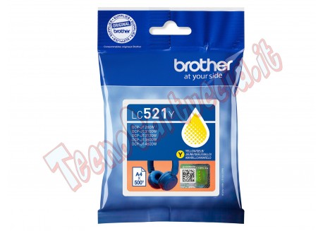Brother - Cartuccia - Giallo - LC521MY - 500 pag