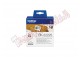 Brother - Rotolo etichetta continua - carta adesiva - Nero/Bianco - 38mm x 30,48mt - DK-22225
