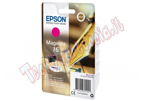 Epson - Cartuccia ink - 16 - Magenta - C13T16234012 - 3,1ml