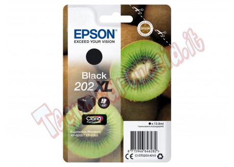 Epson - Cartuccia ink - 202XL - Nero - C13T02G14010 - 13,8ml