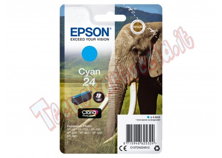 Epson - Cartuccia ink - 24 - Ciano - C13T24224012 - 4,6ml