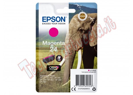 Epson - Cartuccia ink - 24 - Magenta - C13T24234012 - 4,6ml