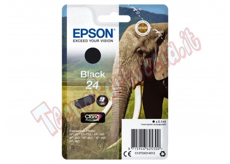 Epson - Cartuccia ink - 24 - Nero - C13T24214012 - 5,1ml