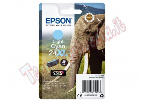 Epson - Cartuccia ink - 24XL - Ciano chiaro - C13T24354012 - 9,8ml