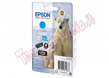 Epson - Cartuccia ink - 26XL - Ciano - C13T26324012 - 9,7ml
