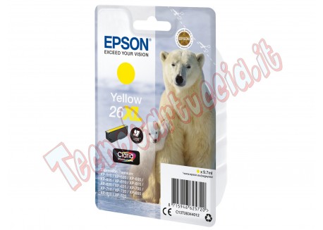 Epson - Cartuccia ink - 26XL - Giallo - C13T26344012 - 9,7ml