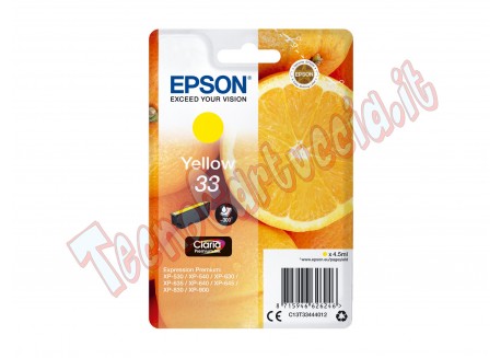 Epson - Cartuccia ink - 33 - Giallo - C13T33444012 - 6,4ml
