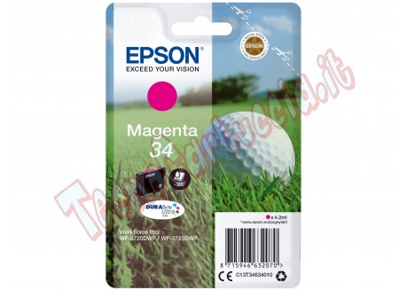 Epson - Cartuccia ink - 34 - Magenta - C13T34634010 - 4,2ml